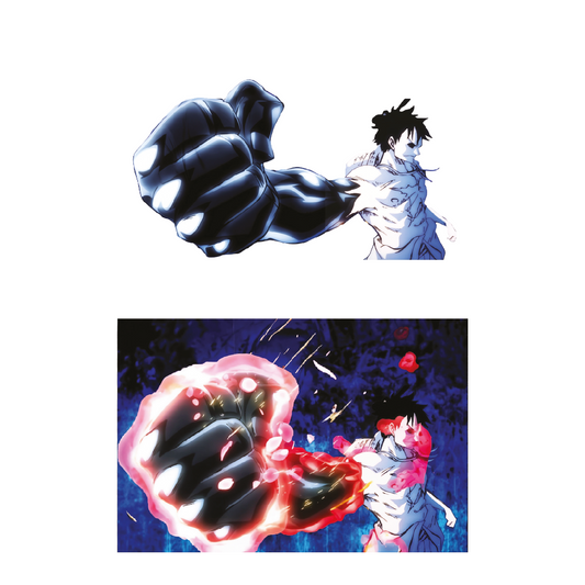 Acrylic design for One-Piece: Luffy Ryou Haki (30cm*20cm)