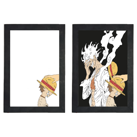 One-Piece: Luffy Gear 5 Portrait frame (33cm*23cm)
