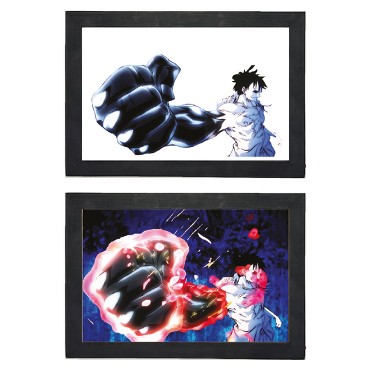 One-Piece: Luffy Ryou Haki Landscape frame (33cm*23cm)