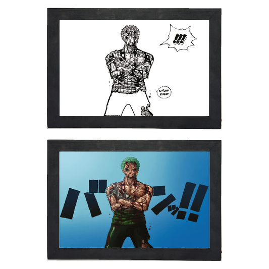 One-Piece: Zoro Landscape frame (33cm*23cm)